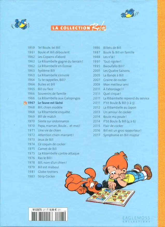 Verso de l'album La Collection Roba Tome 27 Le fauve est lâché
