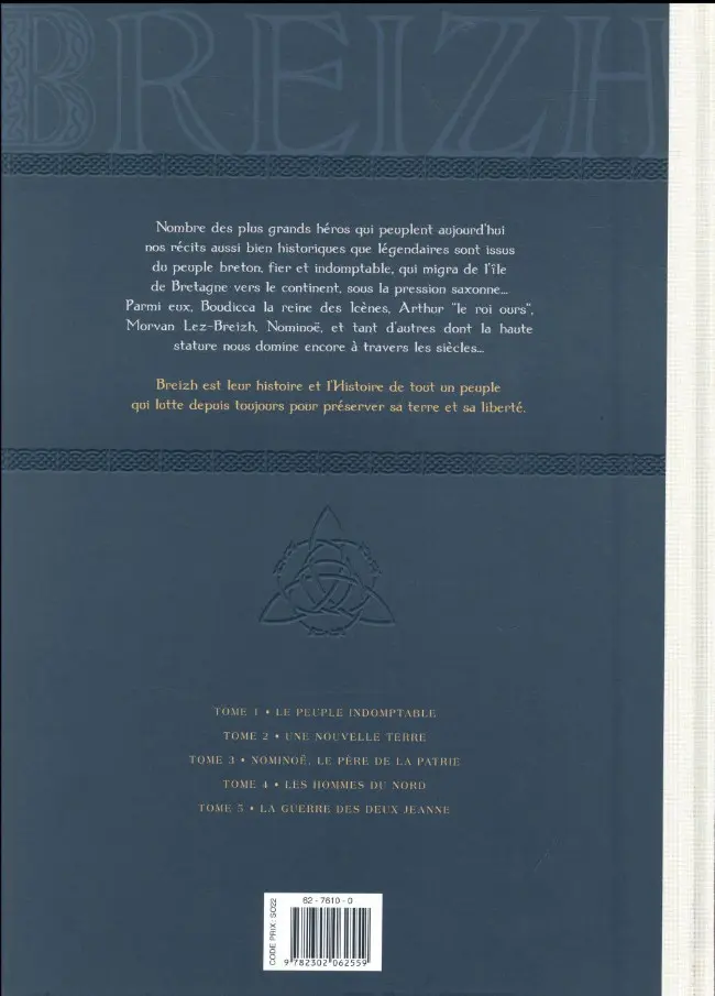 Verso de l'album Breizh - Histoire de la Bretagne 5 La Guerre des deux Jeanne