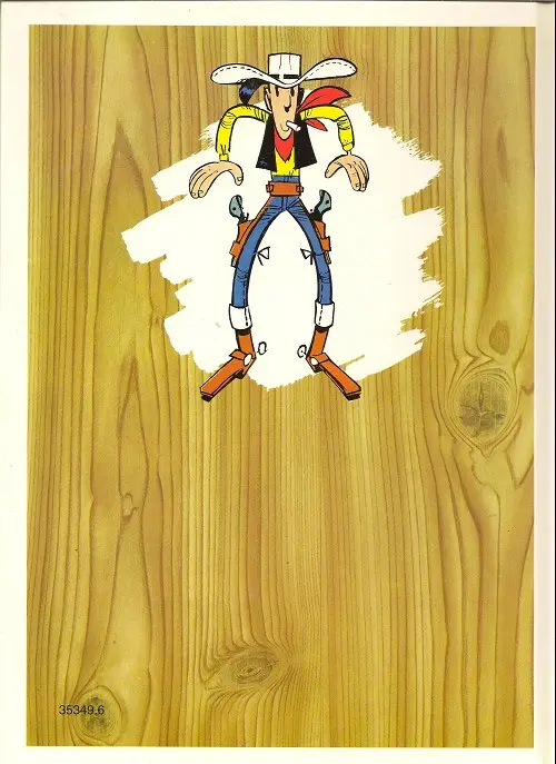 Verso de l'album Lucky Luke Tome 21 Les collines noires