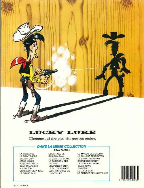 Verso de l'album Lucky Luke Tome 45 L'Empereur Smith