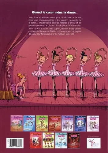 Verso de l'album Studio danse Tome 11