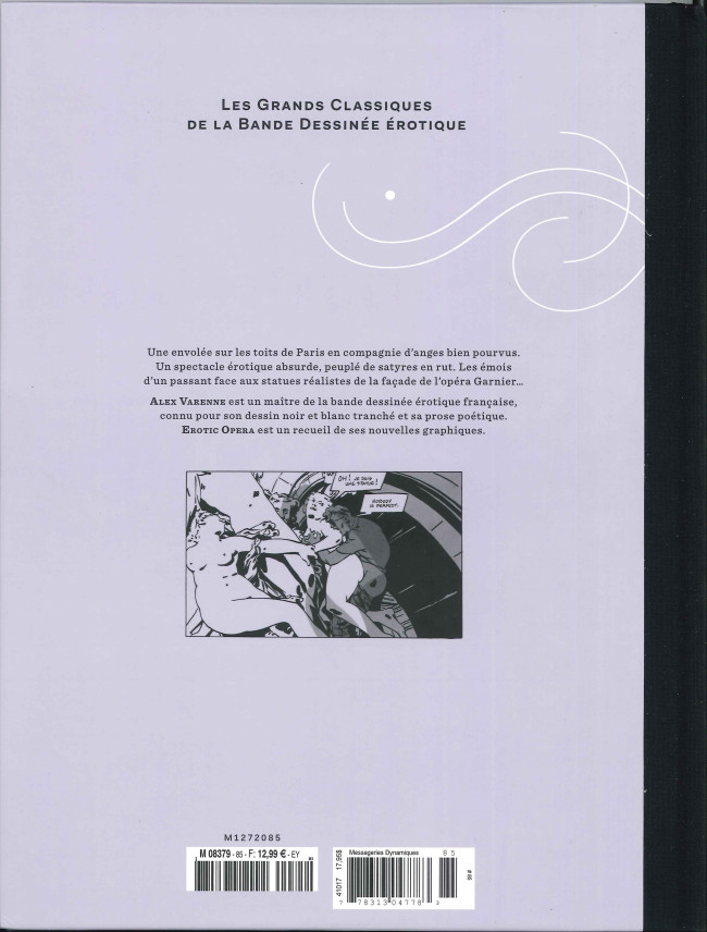 Verso de l'album Les Grands Classiques de la Bande Dessinée Érotique - La Collection Tome 85 Erotic opera