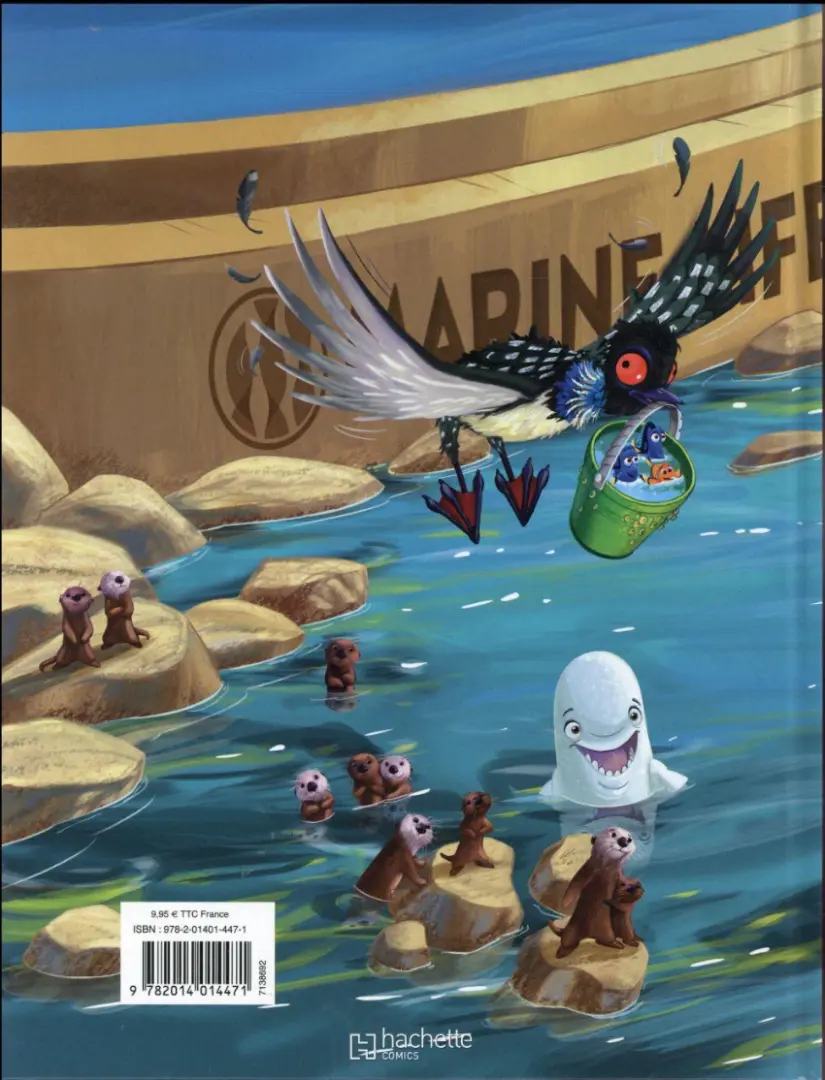 Verso de l'album Le monde de Dory - La BD du film