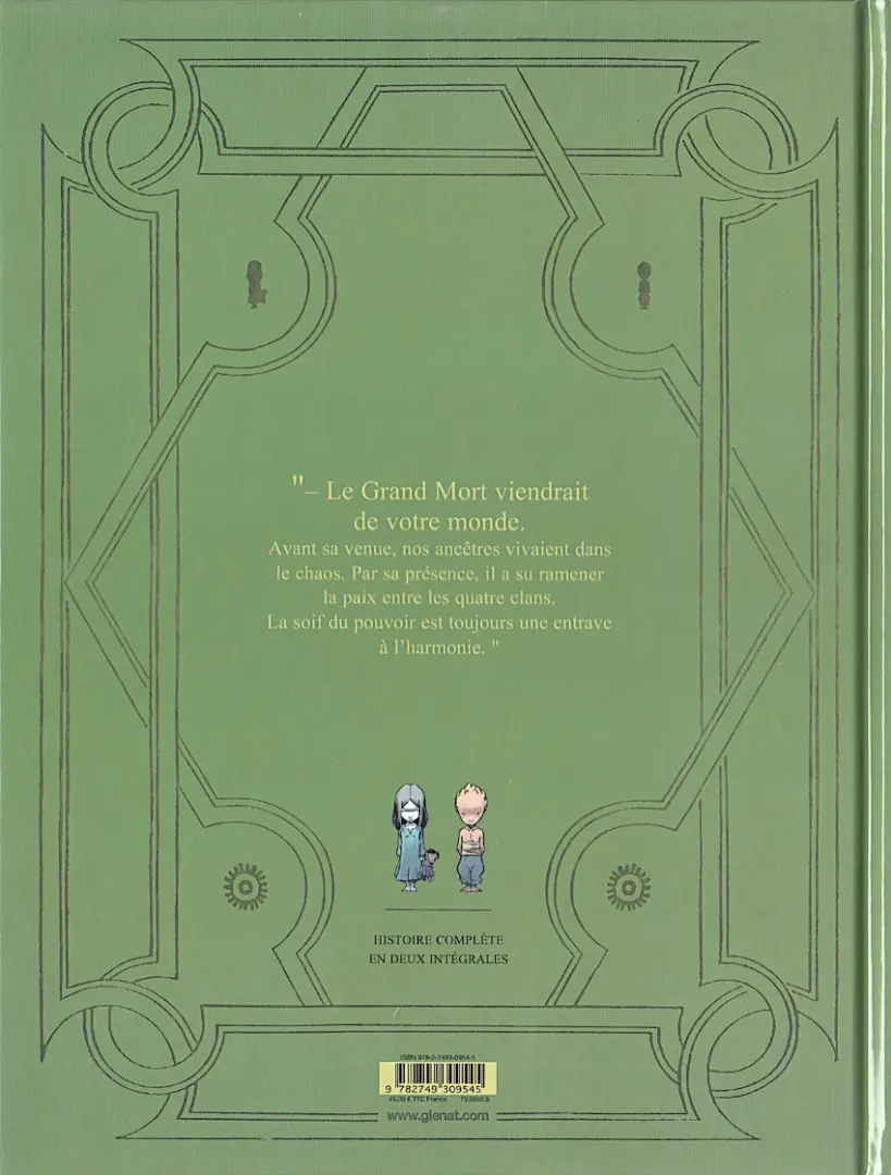 Verso de l'album Le Grand Mort Intégrale I - Tomes I à IV