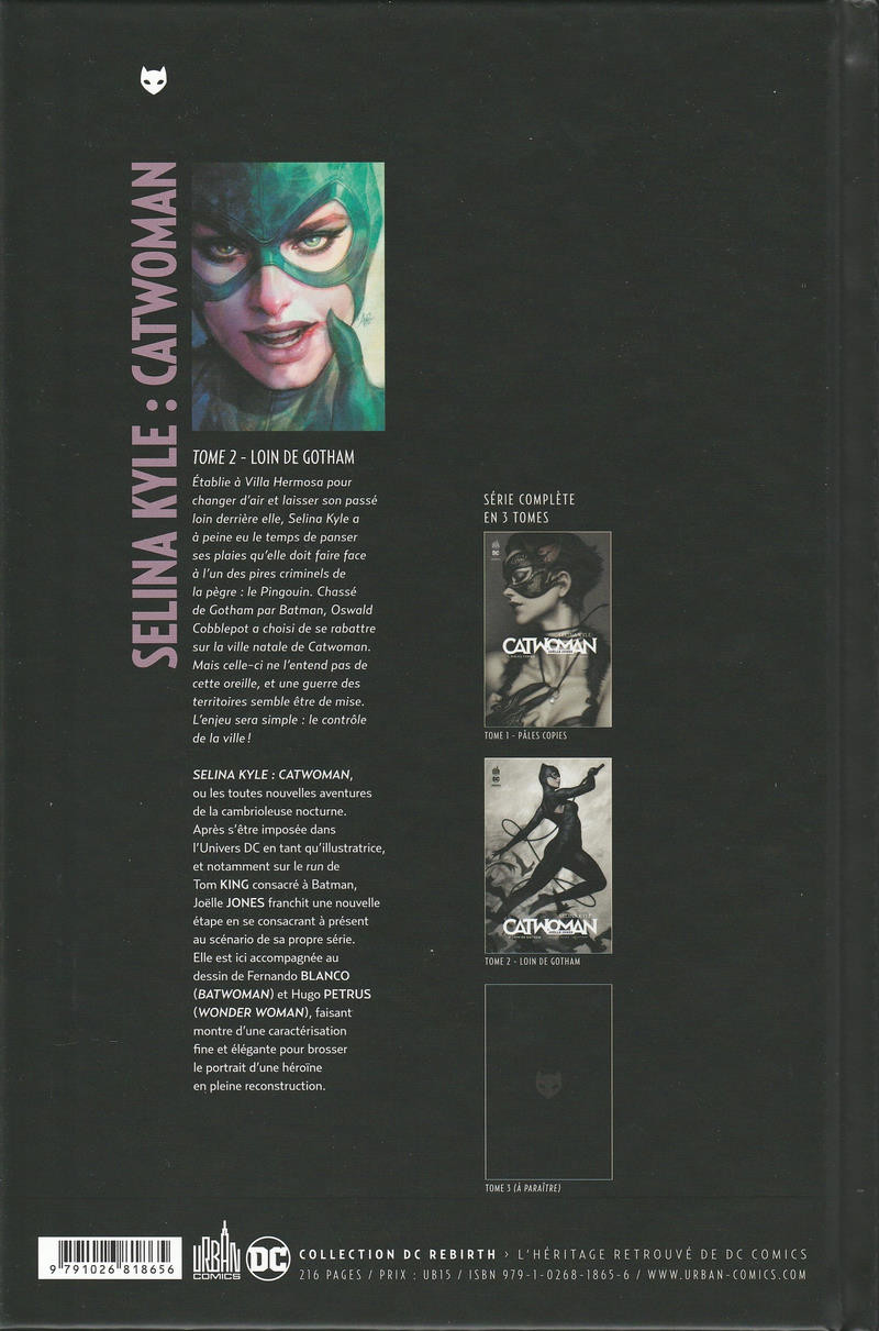 Verso de l'album Selina Kyle : Catwoman 2 Loin de Gotham