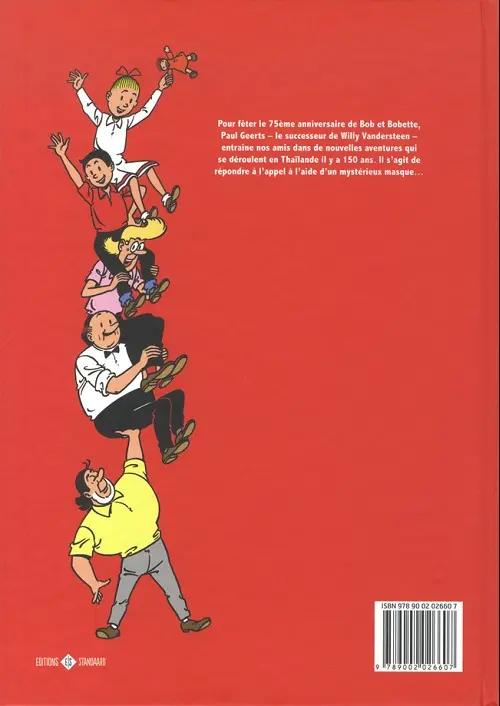 Verso de l'album Bob et Bobette Tome 4 La princesse prude