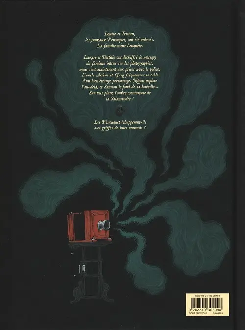 Verso de l'album Chambres Noires Tome 2 Chasse à l'âme