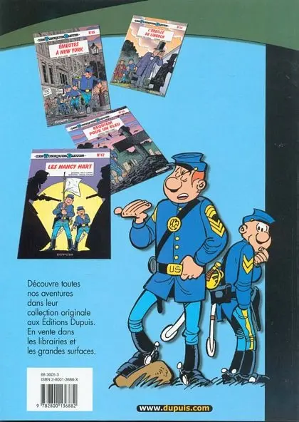 Verso de l'album Les Tuniques Bleues Tome 40 Les Hommes de paille