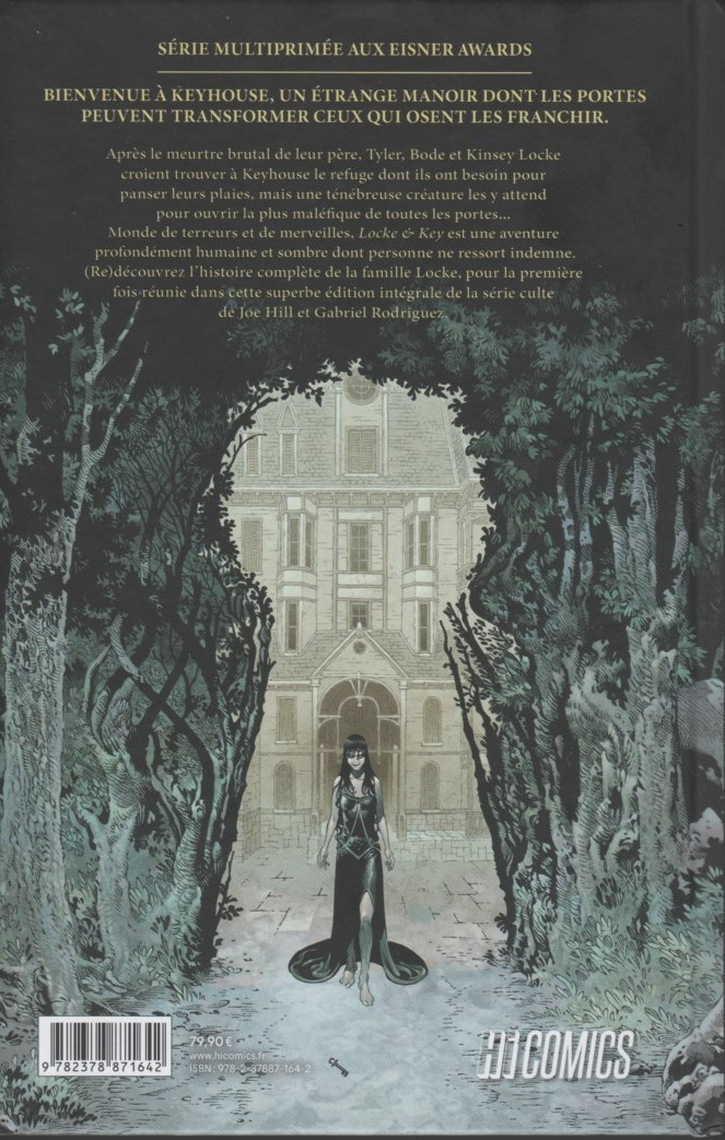 Verso de l'album Locke & Key L'intégrale