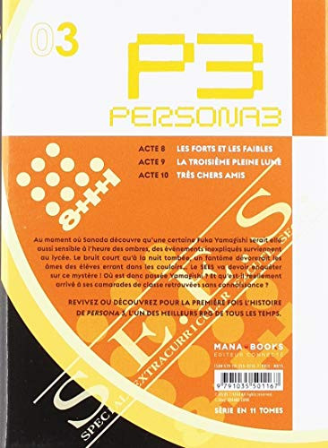 Verso de l'album Persona 3 03