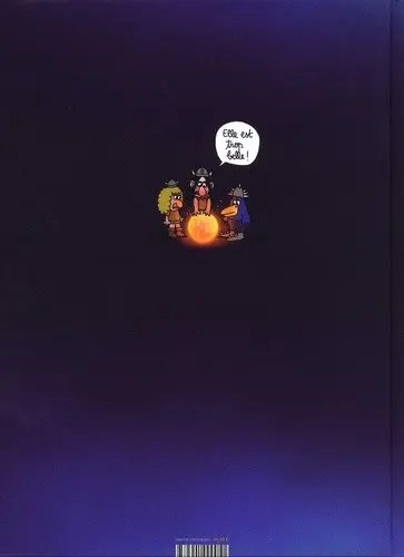 Verso de l'album Boule de feu