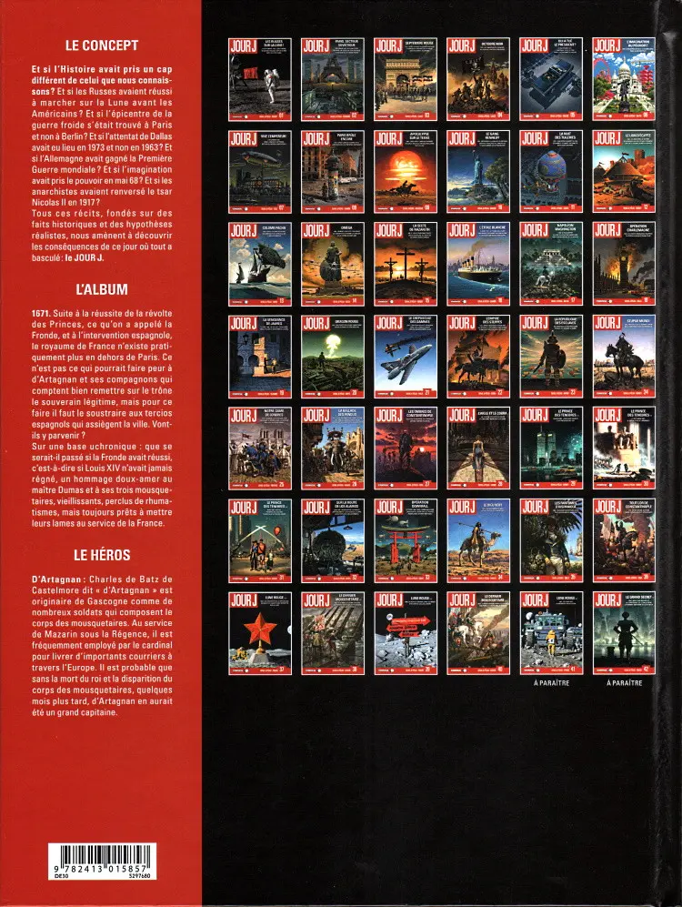 Verso de l'album Jour J Tome 40 Le Dernier Mousquetaire 2/2