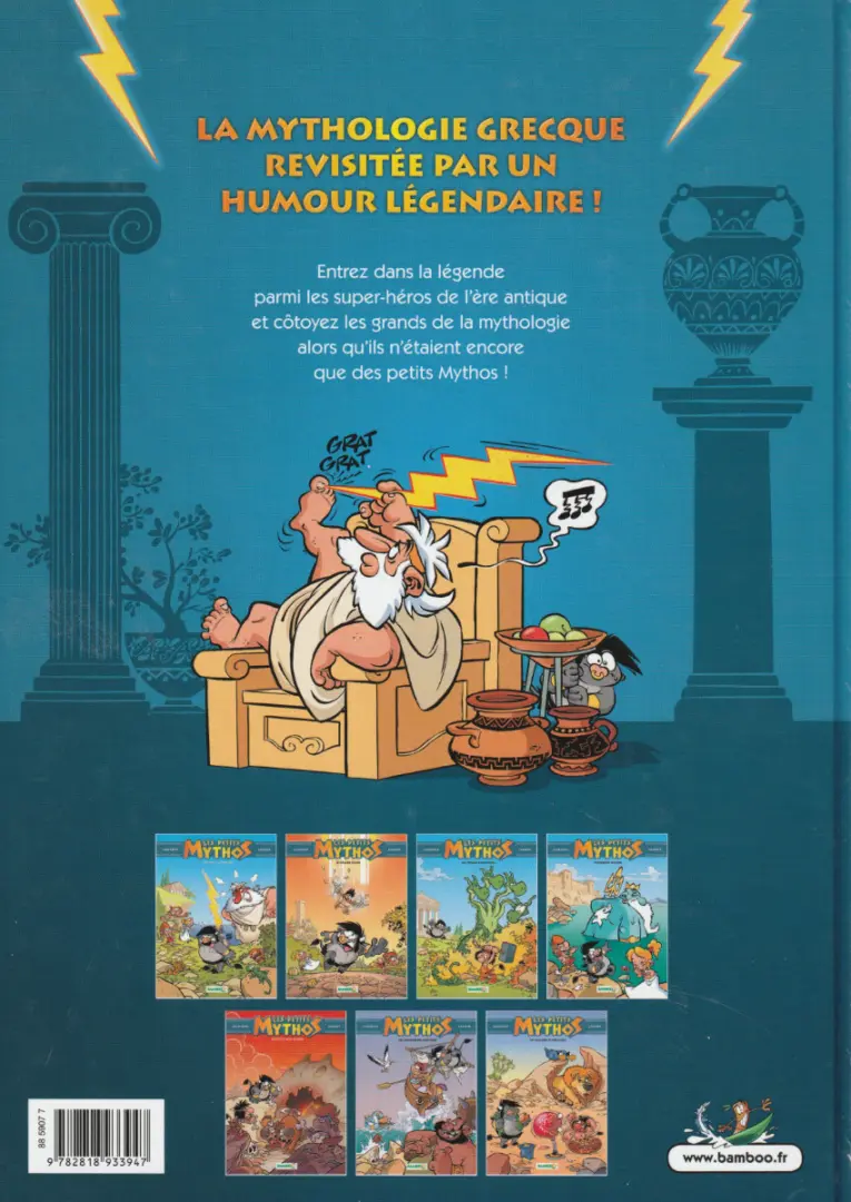 Verso de l'album Les Petits Mythos Tome 1 Foudre à gratter