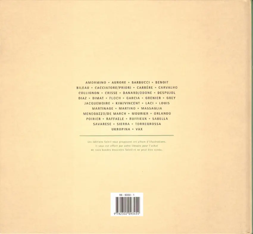 Verso de l'album Les Filles de Soleil N° 25 Les Fil-le-s de Soleil