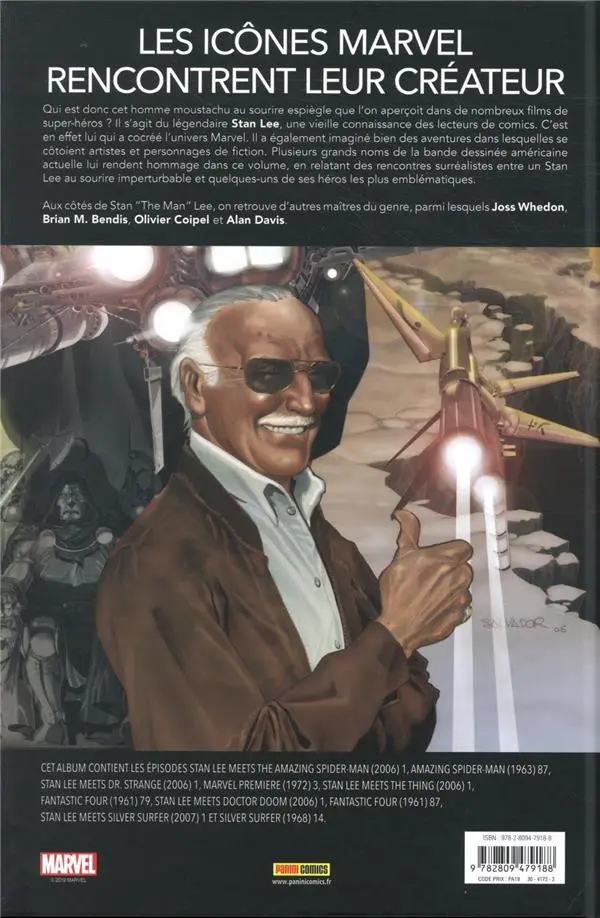 Verso de l'album Stan Lee rencontre...
