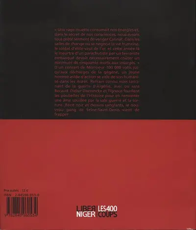 Verso de l'album Corvée de bois