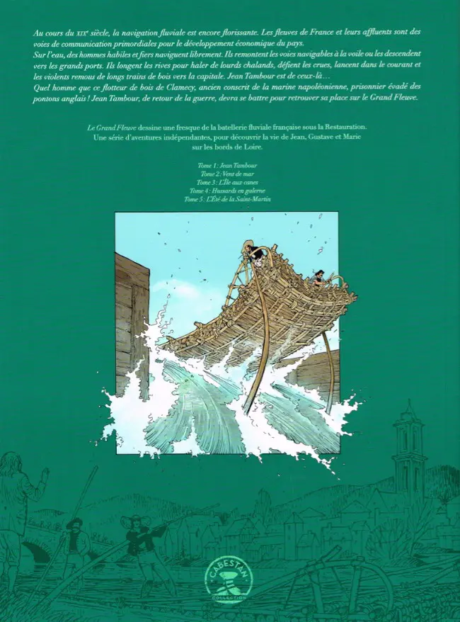 Verso de l'album Le Grand fleuve Tome 1 Jean Tambour