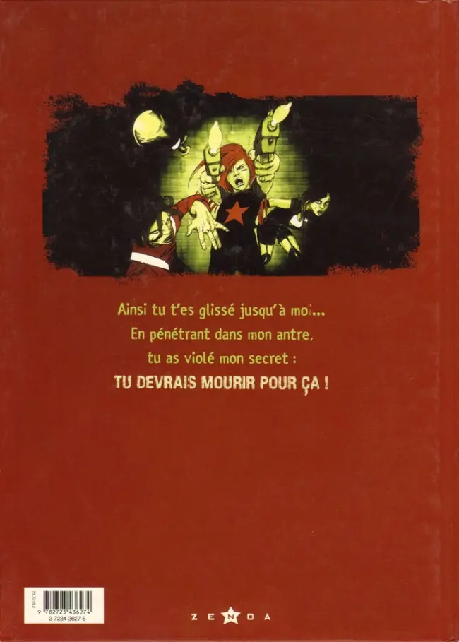 Verso de l'album Cirk Tome 1 Sur le fil du rasoir