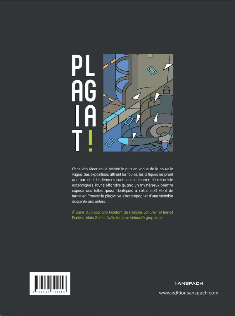 Verso de l'album Plagiat !
