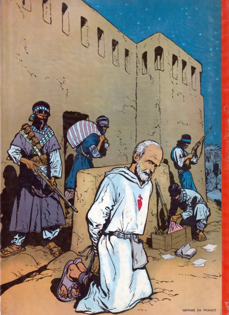 Verso de l'album Charles de Foucauld Conquérant pacifique du sahara