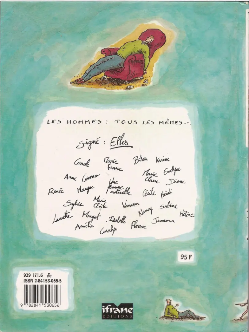 Verso de l'album Vérité sur les hommes