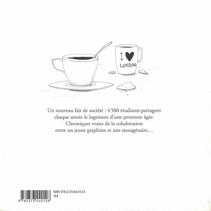 Verso de l'album J'habite au troisième âge