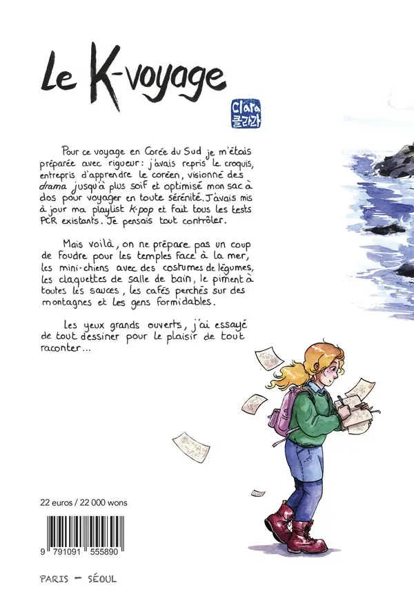 Verso de l'album Le K-voyage 1