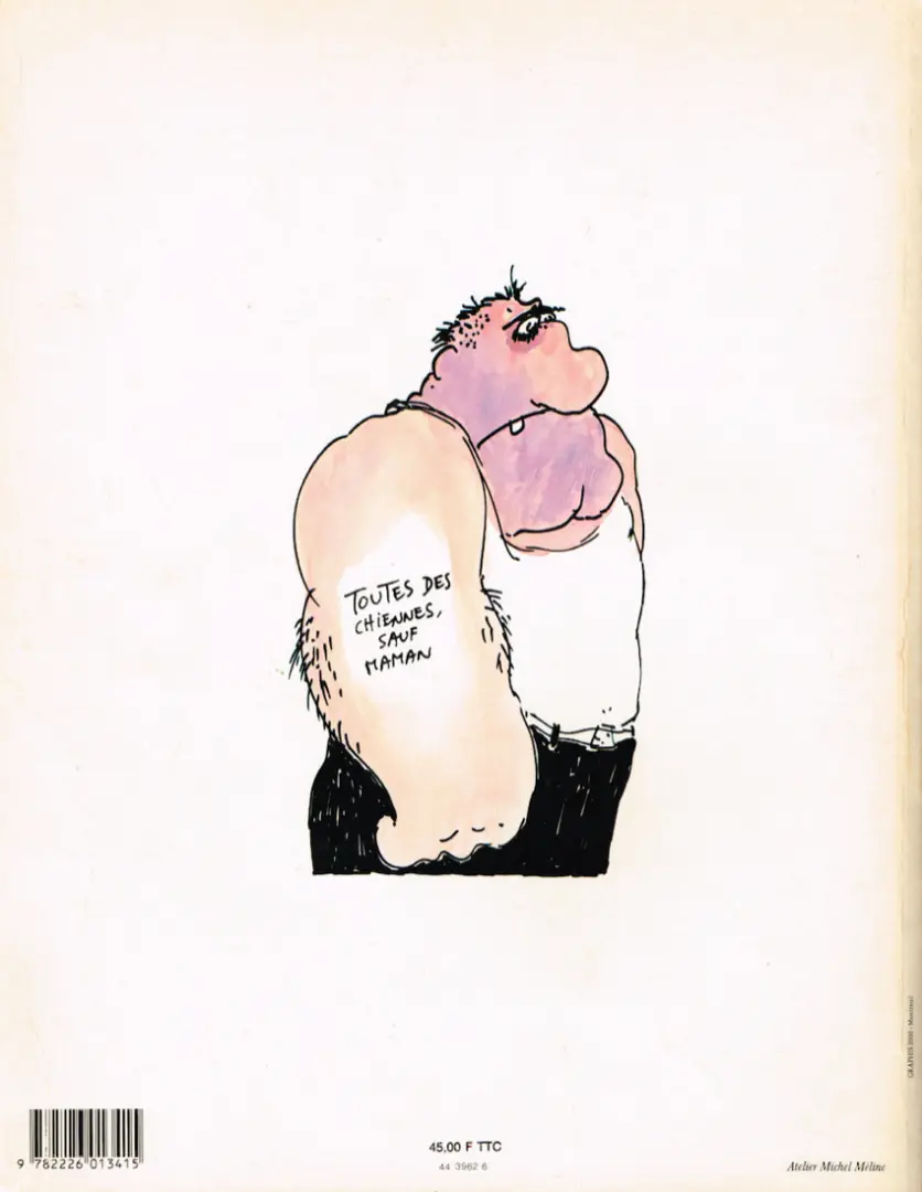 Verso de l'album Les Copines