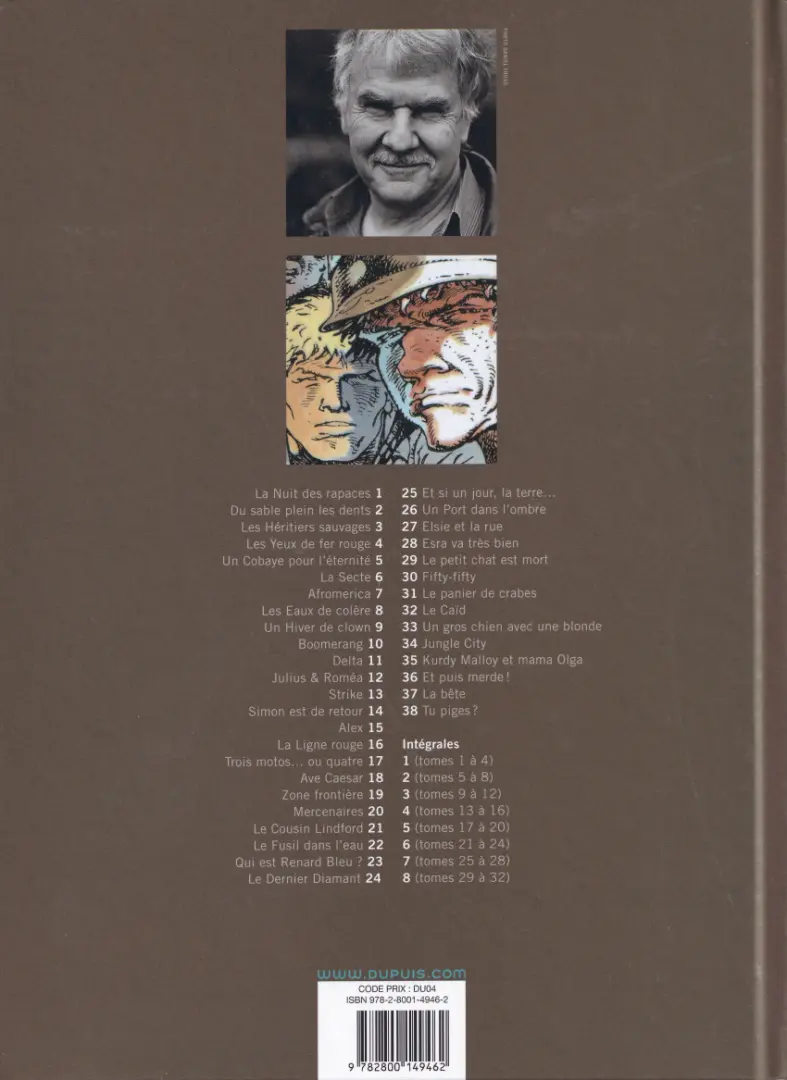 Verso de l'album Jeremiah Tome 30 Fifty-Fifty