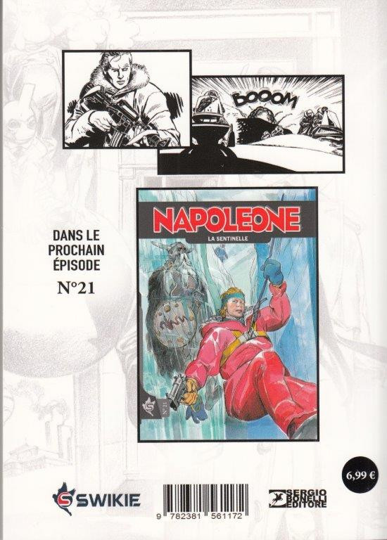 Verso de l'album Napoleone N° 20 Un crime dans les bois