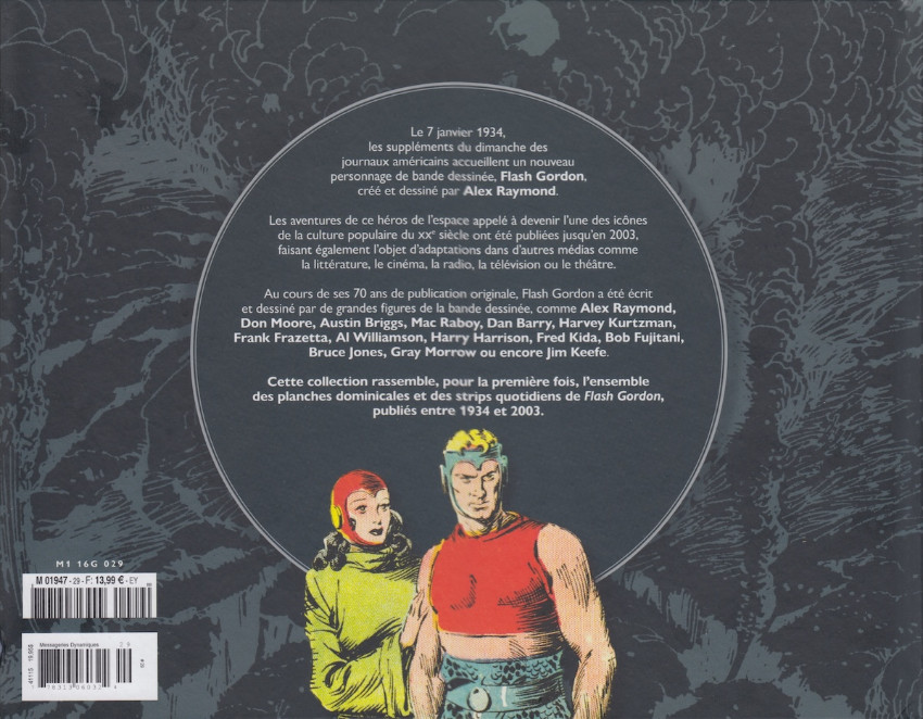 Verso de l'album Flash Gordon Tome 29 2000-2003
