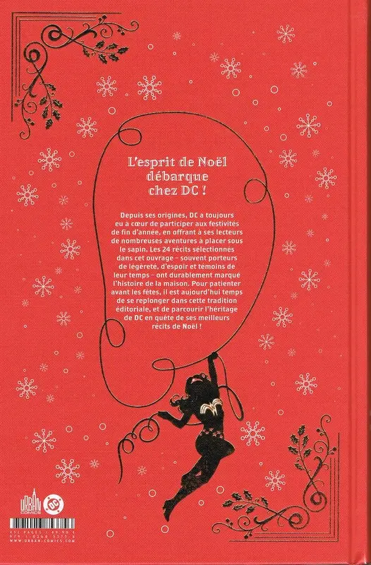 Verso de l'album DC Christmas 24 histoires pour attendre Noël