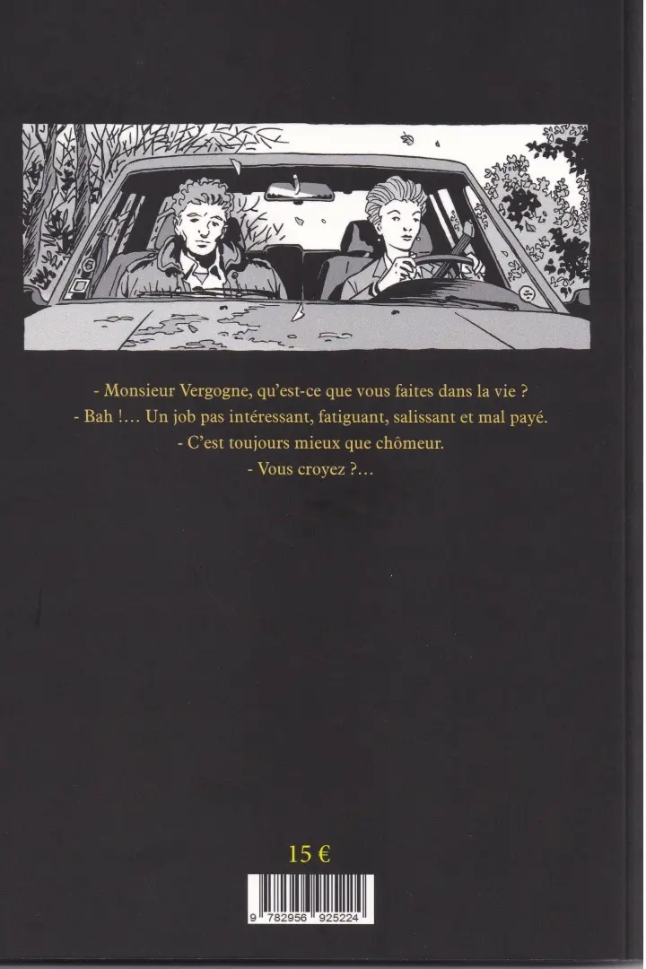 Verso de l'album Vergogne & Fils