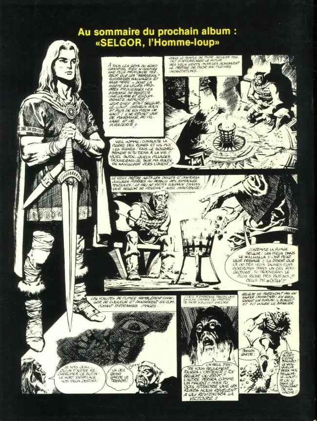 Verso de l'album Erik le viking Tome 2 Les portes d'Atlantis