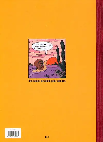 Verso de l'album L'Extravagant Monsieur Pimus