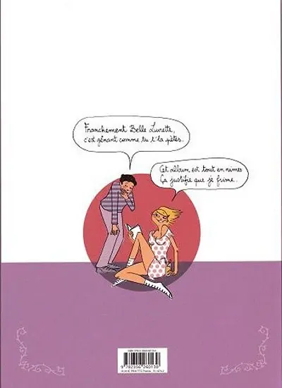 Verso de l'album Les Fables de Belle Lurette C'est bon pour la morale
