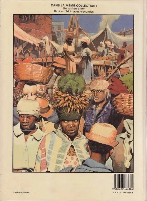 Verso de l'album Les aventures de Frédéric Joubert Tome 3 Tempête sur Haïti