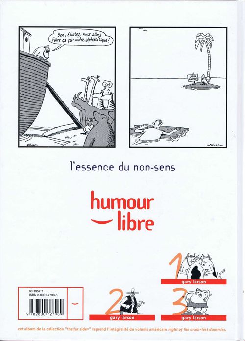 Verso de l'album Gary Larson Tome 3