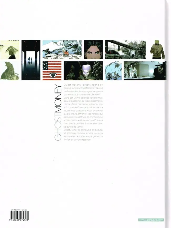 Verso de l'album Ghost Money Tome 5 Le Black Cloud
