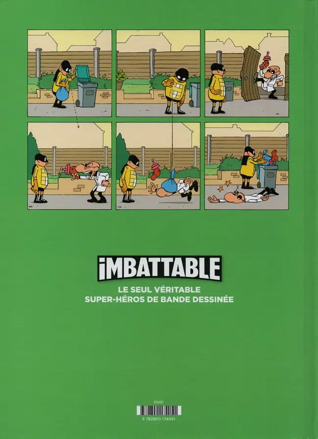 Verso de l'album Imbattable Tome 2 Super-héros de proximité