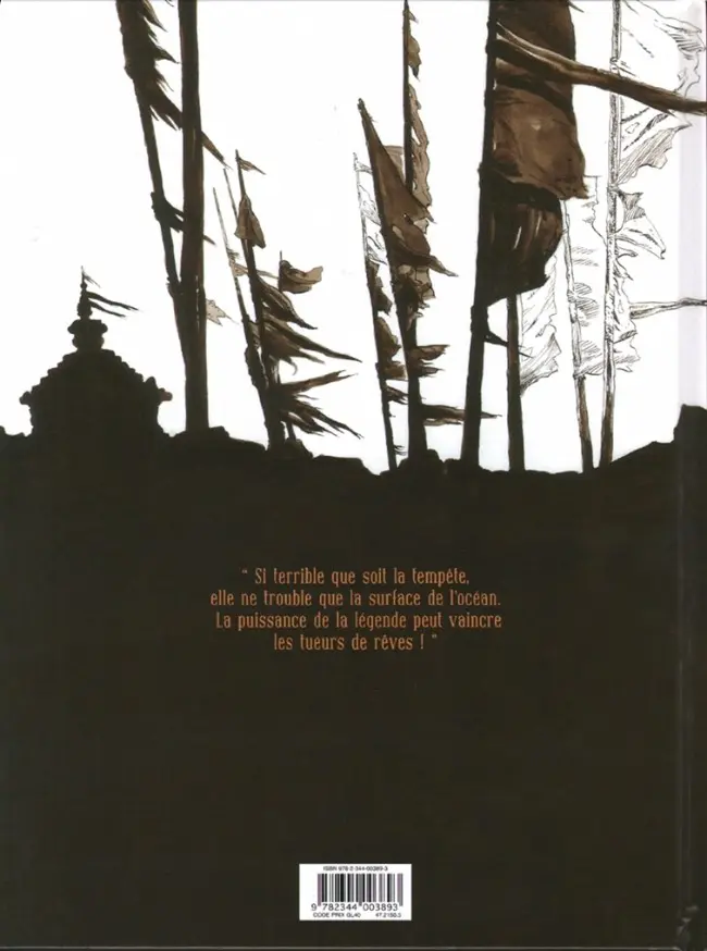 Verso de l'album La Légende du Lama Blanc Tome 3 Le royaume sous la terre