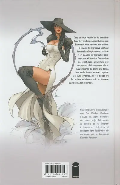 Verso de l'album Madame Mirage Tome 1 Ecran de fumée