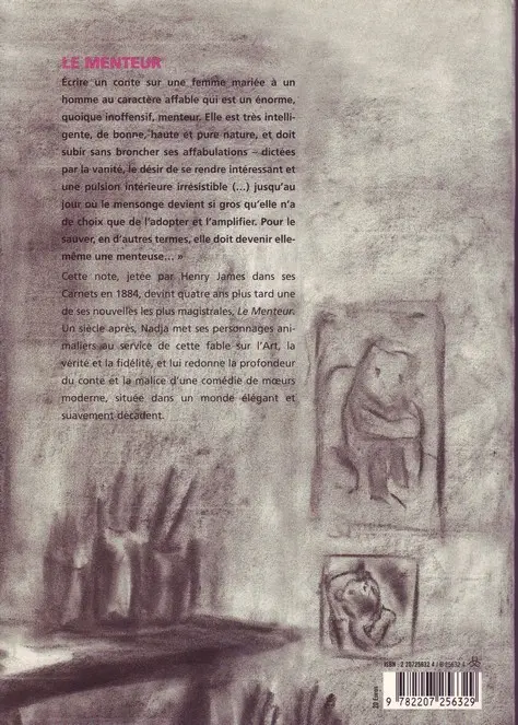 Verso de l'album Le menteur
