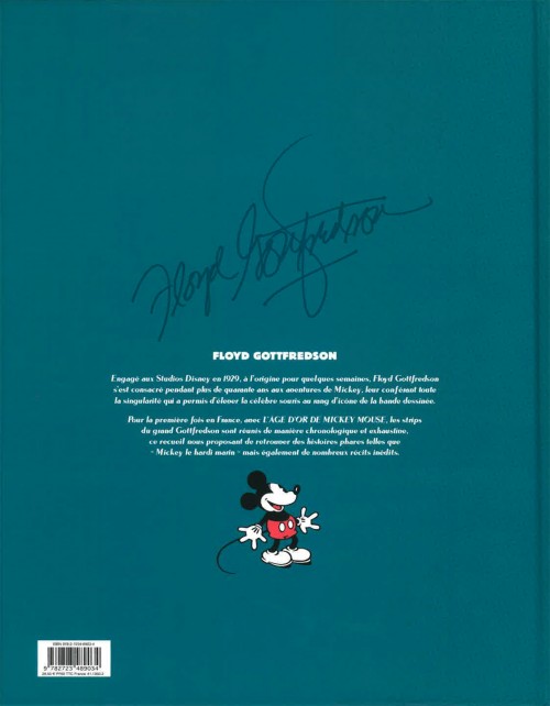 Verso de l'album L'âge d'or de Mickey Mouse Tome 5 Mickey le hardi marin et autres histoires (1942-1944)