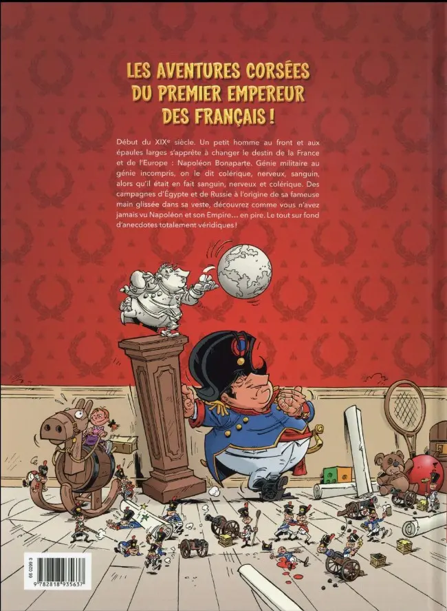 Verso de l'album Napoléon Tome 1 De mal empire !