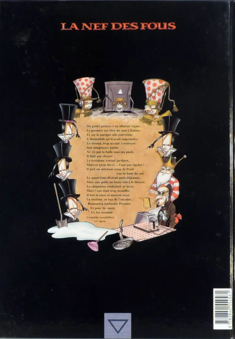Verso de l'album La Nef des fous Tome 4 Au turf