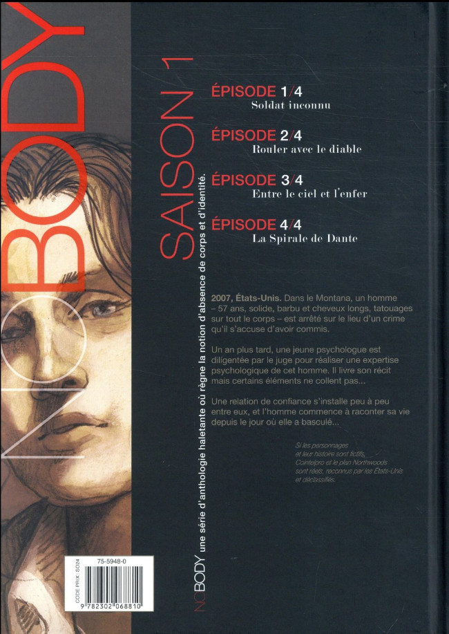 Verso de l'album No Body Épisode 4/4 La Spirale de Dante