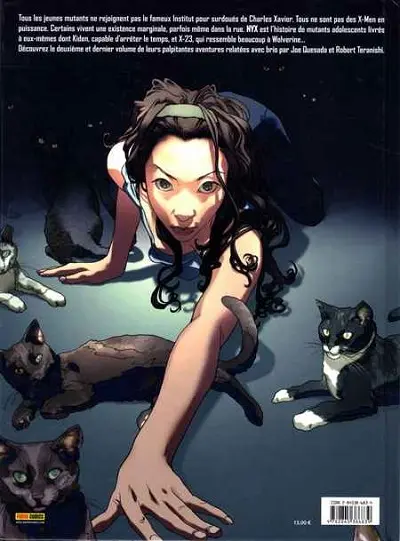 Verso de l'album NYX Tome 2