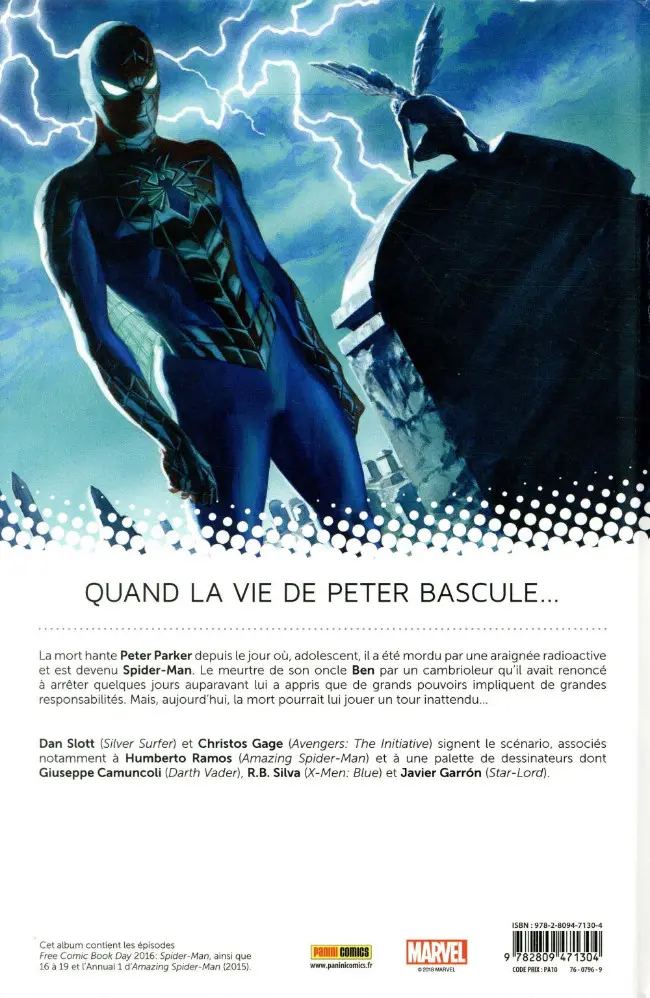 Verso de l'album All-New Amazing Spider-Man Tome 4 D'entre les morts