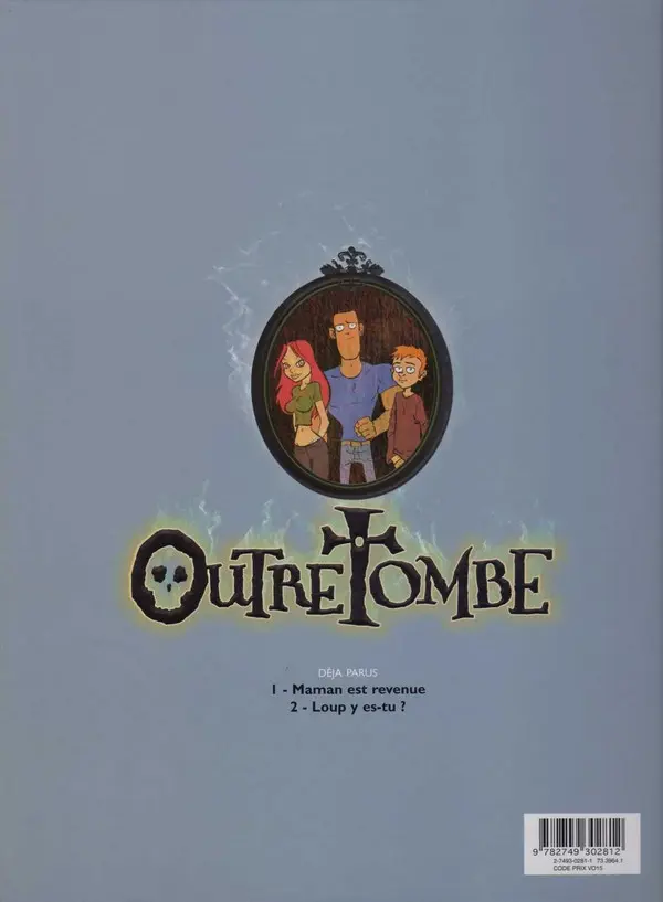 Verso de l'album Outre Tombe Tome 3 Trois petits tours et puis s'en vont